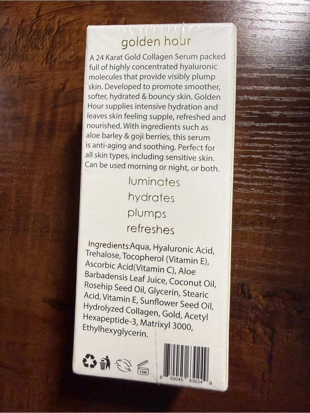 beaut. Golden Hour 24k Gold Collagen Serum - NIB